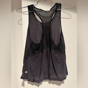 Lululemon sheer mesh workout tank